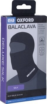 Moto podkapa / maska Oxford Deluxe Balaclava Silk Black - 2