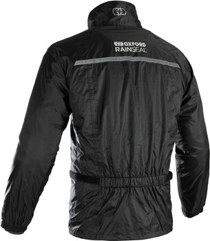 Chaqueta impermeable para moto Oxford Rainseal Over Jacket Black 2XL Chaqueta impermeable para moto - 2