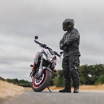 Veste de pluie moto Oxford Rainseal Over Jacket Black XL - 14