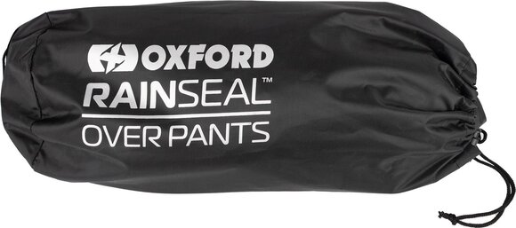 Pantalones impermeables para moto Oxford Rainseal Over Trousers Black 6XL Pantalones impermeables para moto - 3