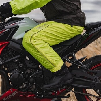 Motorcycle Rain Pants Oxford Rainseal Over Trousers Fluo L - 8