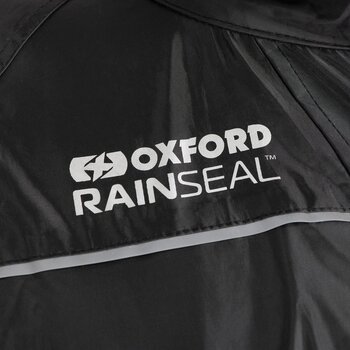 Motorcycle Rain Suit Oxford Rainseal Oversuit Black 4XL Motorcycle Rain Suit - 4