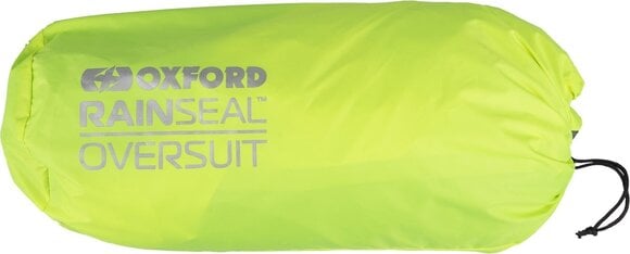 Moto abbigliamento antipioggia Oxford Rainseal Oversuit Black/Fluo 2XL - 3