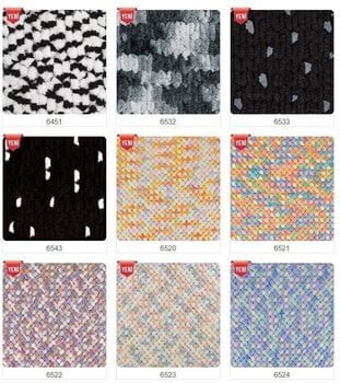 Fios para tricotar Alize Puffy Color 6527 - 5