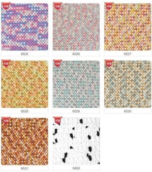 Fios para tricotar Alize Puffy Color 6526 - 6