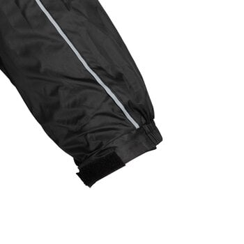 Motorcycle Rain Suit Oxford Rainseal Oversuit Black L - 5