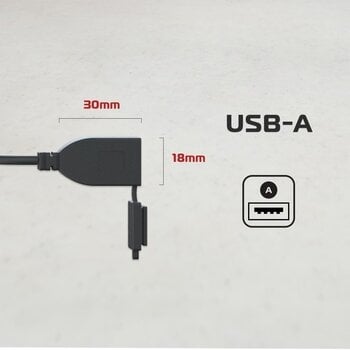 Motorcycle USB / 12V Connector Oxford USB A 3.0 AMP Charging Kit - 3