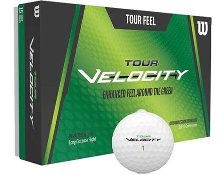 Palle da golf Wilson Staff Tour Velocity Golf Balls White 15 Ball Pack - 3