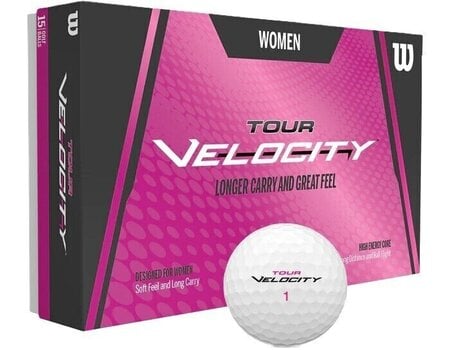 Golfball Wilson Staff Tour Velocity Womens Golf Balls White 15 Ball Pack - 3