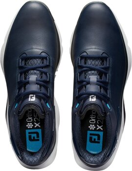 Мъжки голф обувки Footjoy PRO SLX Mens Golf Shoes Navy/White/Grey 41 - 7