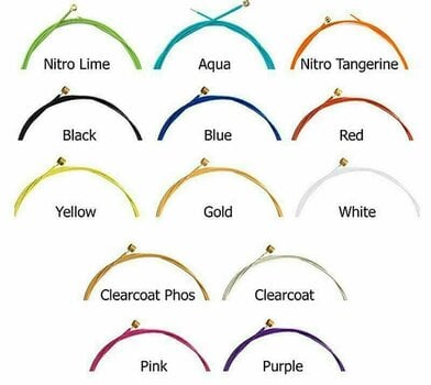 Cordes pour guitares électriques Aurora Premium Electric Guitar Strings Medium 10-46 Gold - 2