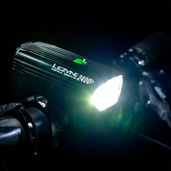 Luz para ciclismo Lezyne Mega Drive 2400+ Front 2400 lm Black Frente Luz para ciclismo - 5