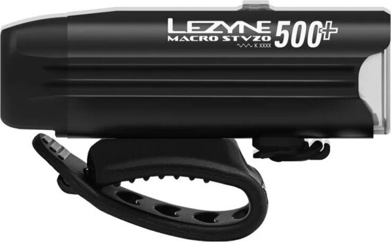 Oświetlenie rowerowe przednie Lezyne Macro StVZO 400+ Front 500 lm Satin Black Przedni Oświetlenie rowerowe przednie - 2