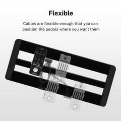 Patch kabel Donner EC1048 15cm Guitar Patch Cable Black 6-Pack 15,25 cm Kotni - Kotni Patch kabel - 3