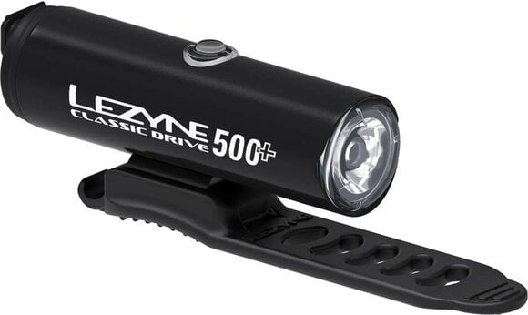 Cyklistické světlo Lezyne Classic Drive 500+ Front 500 lm Satin Black Přední Cyklistické světlo - 2