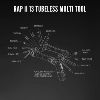 Narzędzia wielofunkcyjne Lezyne Rap II 13 Tubeless Narzędzia wielofunkcyjne - 3