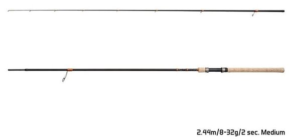 Canne à pêche Delphin CORX Spin Medium 2,25 m 7 - 26 g 2 parties - 7
