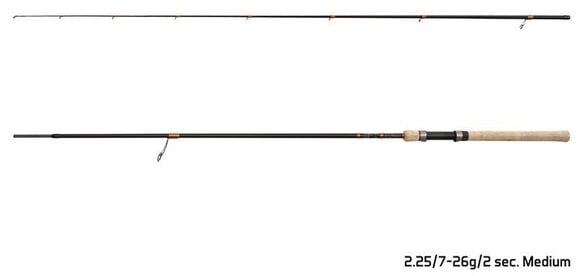 Caña de pescar Delphin CORX Spin Medium 2,44 m 8 - 32 g 2 partes Caña de pescar - 6