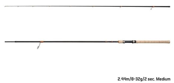 Καλάμια Pike Delphin CORX Spin Hard 2,4 m 50 g 2 μέρη - 7