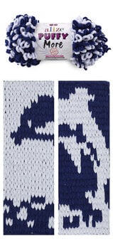 Fios para tricotar Alize Puffy More 6279 - 2