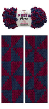 Fios para tricotar Alize Puffy More 6268 - 2