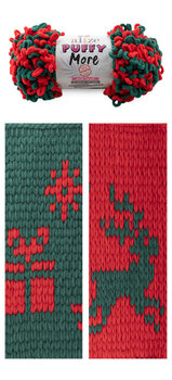 Fios para tricotar Alize Puffy More 6292 - 2