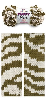 Fios para tricotar Alize Puffy More 6264 - 2