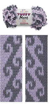 Fios para tricotar Alize Puffy More 6285 Fios para tricotar - 2