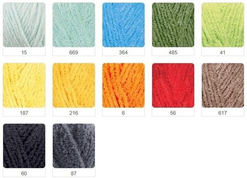 Fios para tricotar Alize Softy 669 - 4