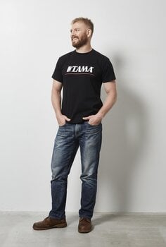 Camiseta de manga corta Tama Camiseta de manga corta TAMT004S Unisex Black S - 7