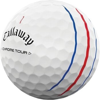 Golf Balls Callaway Chrome Tour White Golf Balls Triple Track 3 Pack - 2