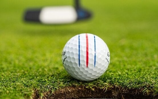 Golfový míček Callaway Chrome Tour White Golf Balls Triple Track 3 Pack - 10