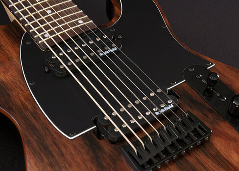 8-snarige elektrische gitaar Michael Kelly 508 8-String Striped Ebony - 2