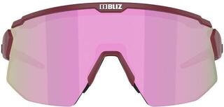 Sport Glasses Bliz Breeze Small 52212-44 Matt Burgundy/Brown w Rose Multi plus Spare lens Pink Sport Glasses - 1