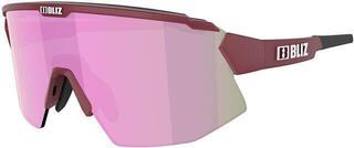 Sport Glasses Bliz Breeze Small 52212-44 Matt Burgundy/Brown w Rose Multi plus Spare lens Pink Sport Glasses - 2