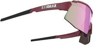 Sport Glasses Bliz Breeze Small 52212-44 Matt Burgundy/Brown w Rose Multi plus Spare lens Pink Sport Glasses - 3