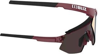 Sport Glasses Bliz Breeze Small 52212-44 Matt Burgundy/Brown w Rose Multi plus Spare lens Pink Sport Glasses - 4