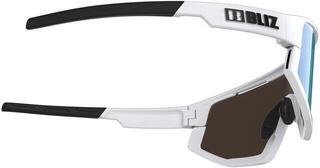 Sport Glasses Bliz Fusion 52305-03P Matt White/Shiny White Jawbone/Nano Optics Photochromic Brown w Blue Multi Sport Glasses - 4