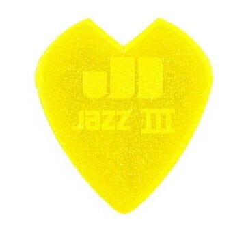 Plektrum Dunlop 47PKH3NYS Kirk Hammett Yellow Sparkle Jazz III Player Pack Plektrum - 3