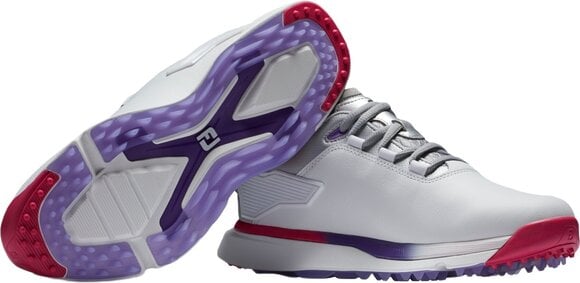 Damen Golfschuhe Footjoy PRO SLX Womens Golf Shoes White/Silver/Multi 36,5 - 6