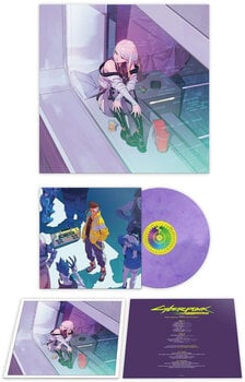 Vinyl Record Yamaoka, Akira & Marcin P - Cyberpunk: Edgerunners (Original Series Soundtrack) (Marbled Purple & White Coloured) (LP) - 3