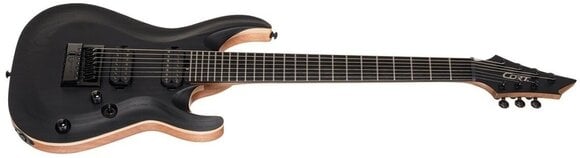 7-string Electric Guitar Cort KX707 Evertune Open Pore Black - 3