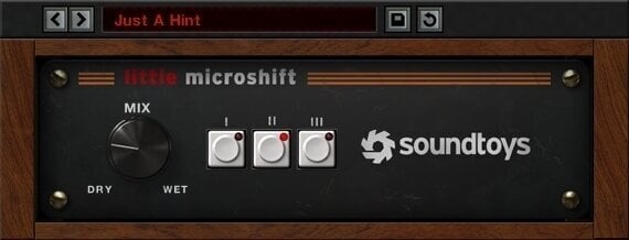 Plug-Ins Efecte SoundToys MicroShift 5 (Produs digital) - 2