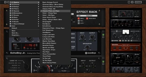 Εφέ FX Plug-In λογισμικού στούντιο SoundToys Effect Rack 5 (Ψηφιακό προϊόν) - 2