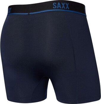 Fitness spodní prádlo SAXX Kinetic Boxer Brief Navy/City Blue XS Fitness spodní prádlo - 2