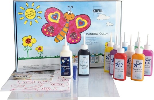 Glasfärg Kreul Window Color Set with a lot of Paint 80 ml - 2