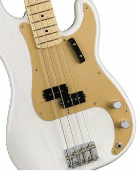 E-Bass Fender American Original ‘50s Precision Bass MN White Blonde - 5