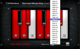 Plug-in de efeitos G-Sonique Correct music key /scale (Produto digital) - 1