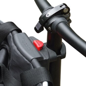 Bicycle bag KLICKfix Handlebar Adapter Caddy Black/Red - 4
