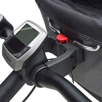 Bicycle bag KLICKfix Handlebar Adapter E Black/Red - 5